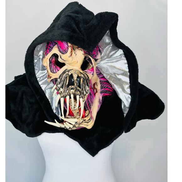 Vintage 1991 Be Something Studios Unleashed Wickedness Fang Halloween Mask BSS - Picture 1 of 14